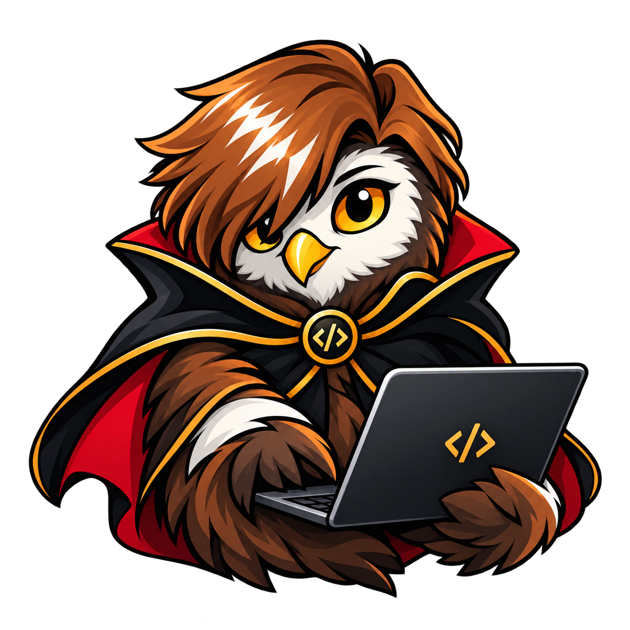 Il gufo-capitano, mascotte di luca4j